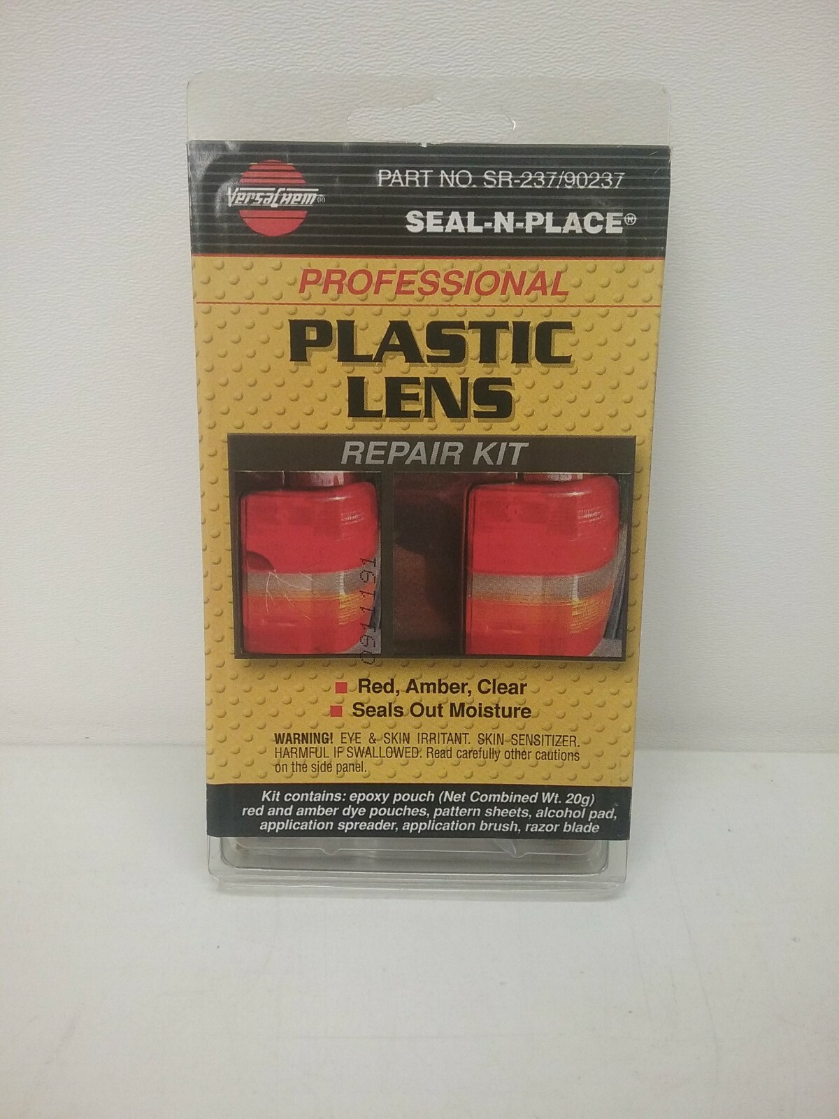 SR237/90237 Versa Chem Professional Plastic Lens Repair Kit Made In