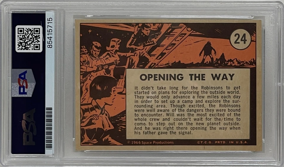 Billy Mumy Signed 1966 Topps Lost In Space Card #24 Will Robinson Rookie PSA/DNA - Image 2 of 2