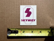 Skyway BMX Bike Frame Decal NOS / New 80's Vintage Street Beat TA Styler Sticker