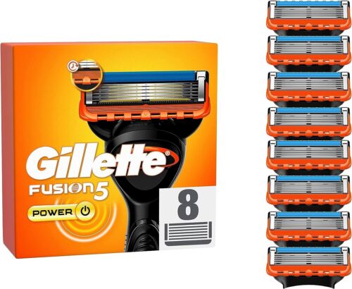 Gillette Fusion5 POWER  Ersatzklingen Made In Berlin Neue Formel, 8er-Pack ,OvP - Bild 1 von 6