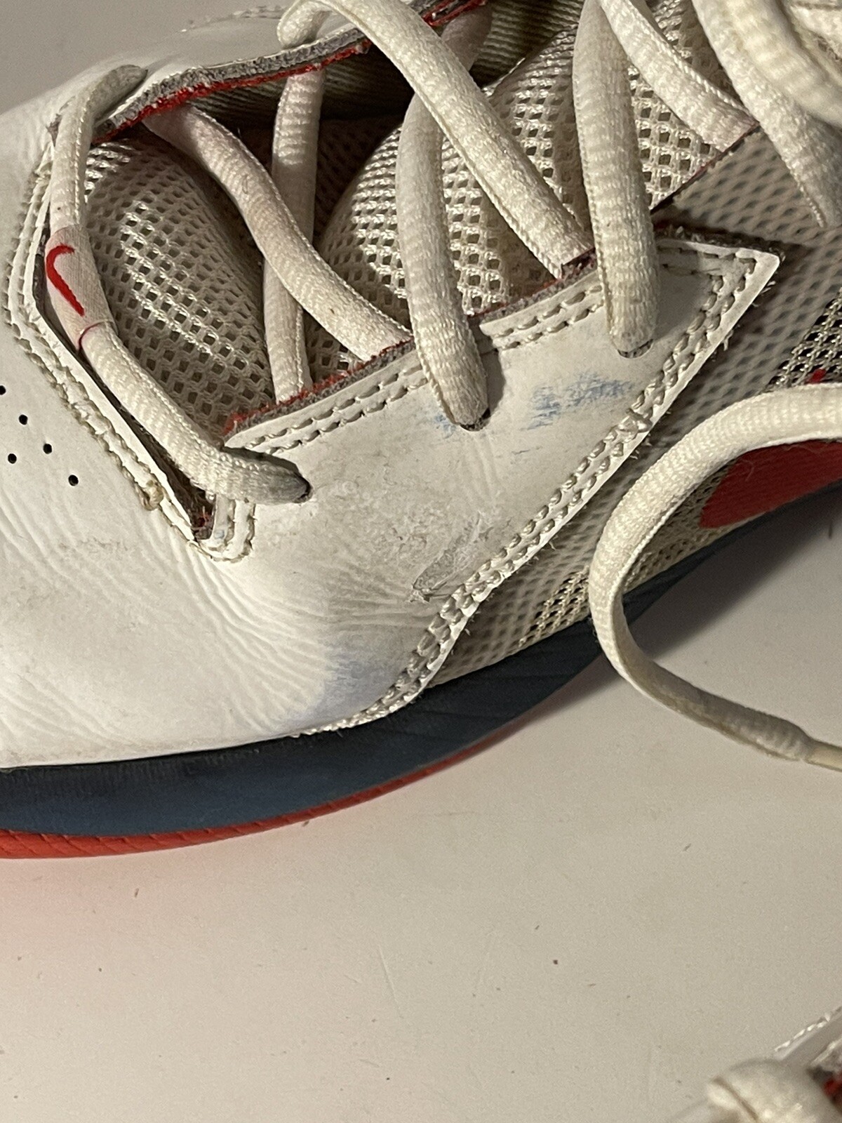 Nike Air Overplay IX Men's 831572101 Red/White/Blue Basketball Shoes