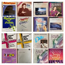 Large Lot of Sacred Piano Solo Music Books, Y...