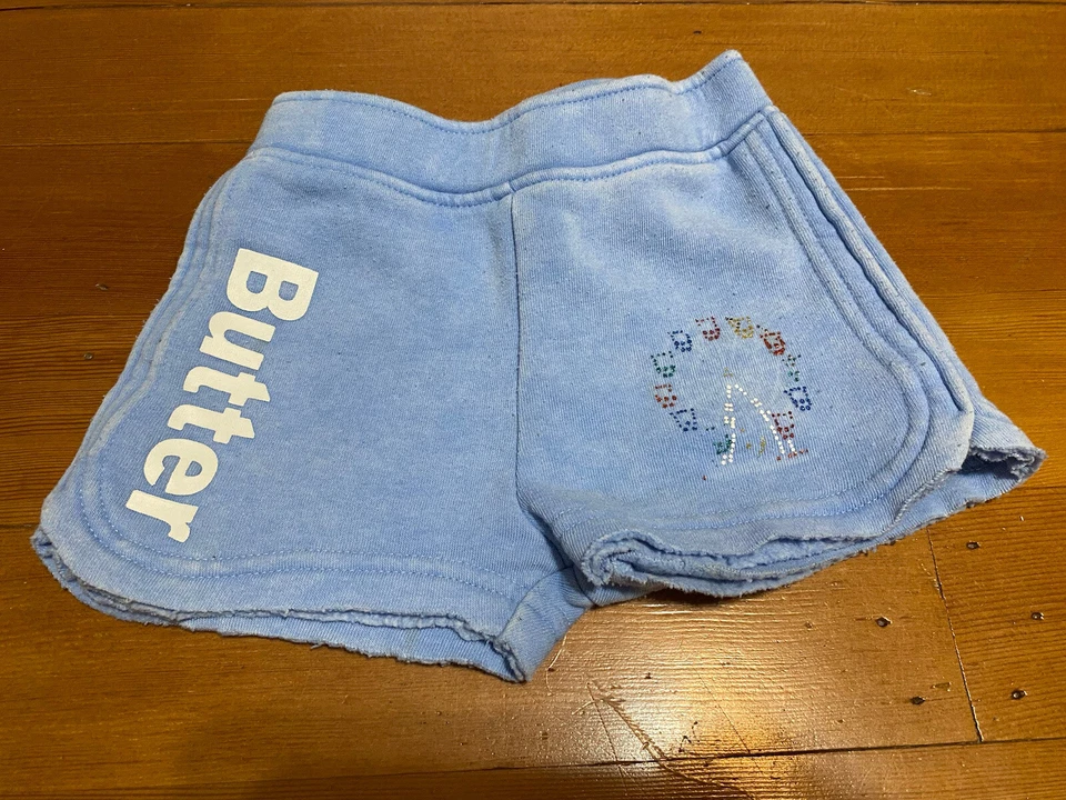 Масло супер мягкий девочек пот наряд комплект 24 м толстовка шорты синий блестки - Изображение 3 из 4