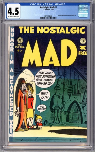 MAD #1 CGC 4.5 AKA THE NOSTALGIC MAD #1 WOOD KURTZMAN 20TH ANN REPRINT 1952-1972