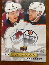 19-20 UD Series 2 Hockey Canvas C210 Checklist MacKinnon/Draisaitl