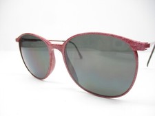 New Vintage Sunglass Frame Marchon CFG 1 Ladies Classic Retro Blue Rose Marble