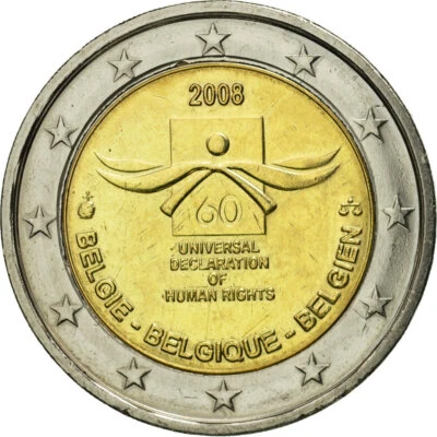 [#581990] Belgique, 2 Euro, 2008, SUP+, Bi-Metallic, KM:248 - Photo 1/2