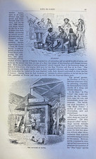 1853 Paris France Arch of triumph Pavilion of Flora Palais Royal