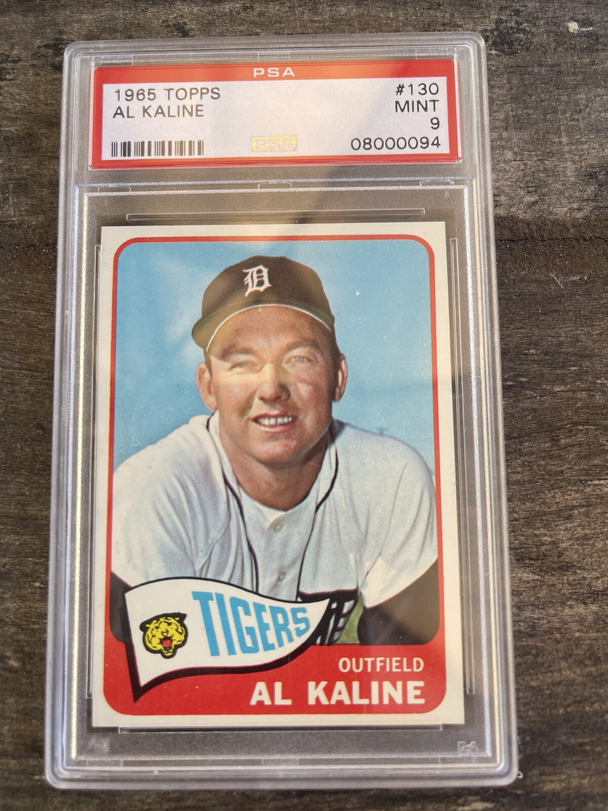 1965 Topps Al Kaline #130 PSA 9 Tigers