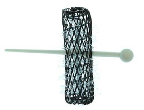 16 BRUSH ROLLERS &amp; PINS Small Mini Hair Curlers Bristles 2" x 1/2" Kids  