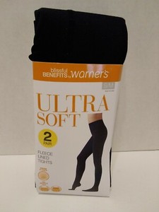 footed fleece tights