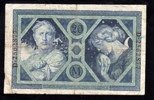 2 Reichsbanknoten-Reproduktionen – 20 & 50 Mark, 1915–1918 (Pick 63 & 64) | Historische Replik