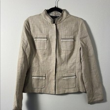 Elie Tahari Exclusively For SAKS Fifth Ave Tan Blazer Jacket
