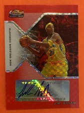 2004-05 Topps Finest RED X-FRACTOR REFRACTOR J.R. Smith Rookie RC Auto #42/59