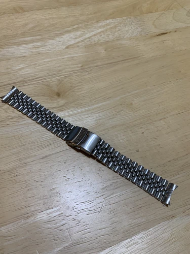 SEIKO 20mm jubilee stainless steel Strap /Bracelet With curved lug ends BARGAIN! - Picture 5 of 16