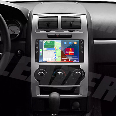 APPLE CARPLAY ANDROID 13.0 FOR DODGE CHARGER 2008-2010 CAR STEREO RADIO WIFI GPS
