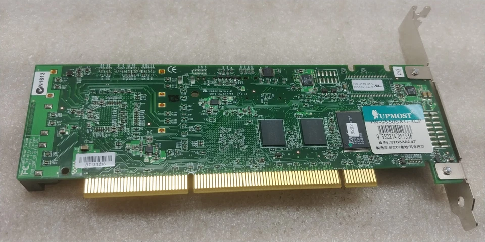 AMCC 3WARE 9550SX-4/8LP SI-Port PCI SATA RAID Controller Card P/N: 700-3189-05!! - Image 2 of 4