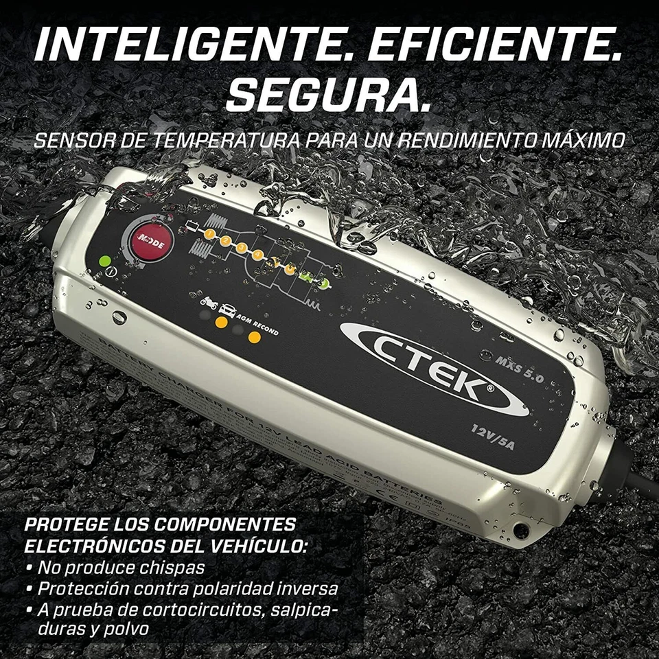 Ctek MXS 5.0 AutobatterieLadeger�t 12V 5A Wartungs temperaturkompensation - Bild 3 von 4