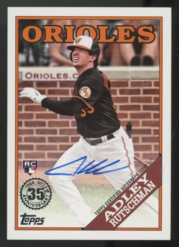 2023 Topps Adley Rutschman RC '88 Image Auto #88BA-AR