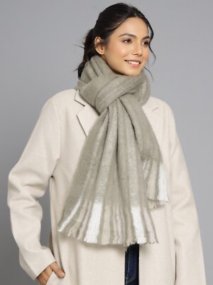 Womens 100% Cashmere Oversized Solid Thick Blanket Acrylic Wool