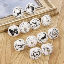 Armadietto Cucina Cassetto Tirare maniglia in ceramica Maniglie per Mobili