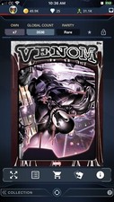 Topps Marvel Collect VENOM Rare Red Base Symbiote Collection Digital