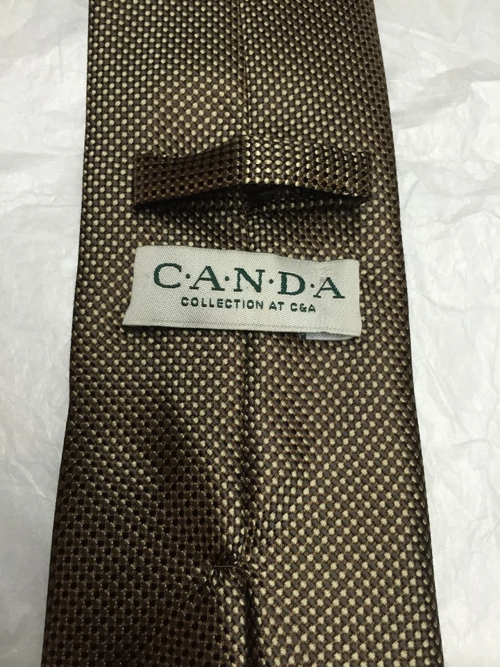 Gravata masculina CANDA VERDE COM PONTOS VERDES CLAROS 3,5 X 61 - Imagem 4 de 4