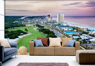 3D Suburb Lake 3111NA Business Wallpaper Wall Mural Self-adhesive Commerce Fay