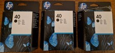 3 St. original HP 40 schwarz DesignJet 230 250c 330 350c 430 450c MHD 2017