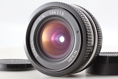 [Near MINT] Nikon Non-Ai New NIKKOR 20mm f/4 MF Lens from Japan 6A16