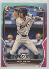 2023 Bowman Draft Aqua & Pink Gradient /199 Maui Ahuna #BD-163 6fs