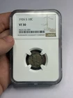 1926 S Mercury Dime NGC VF30