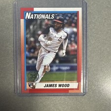 2025 Topps Series 2 James Wood 35th Anniversary #90B2-47 Rookie RC Nationals 