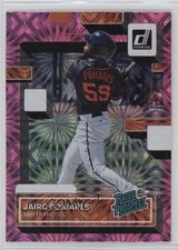 2022 Panini Donruss Rated Prospect Pink Fireworks Jairo Pomares #RP-5 2k3