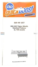 QBT49157 1:48 Quickboost DH.82 Tiger Moth Venturi Tubes (AFX kit)