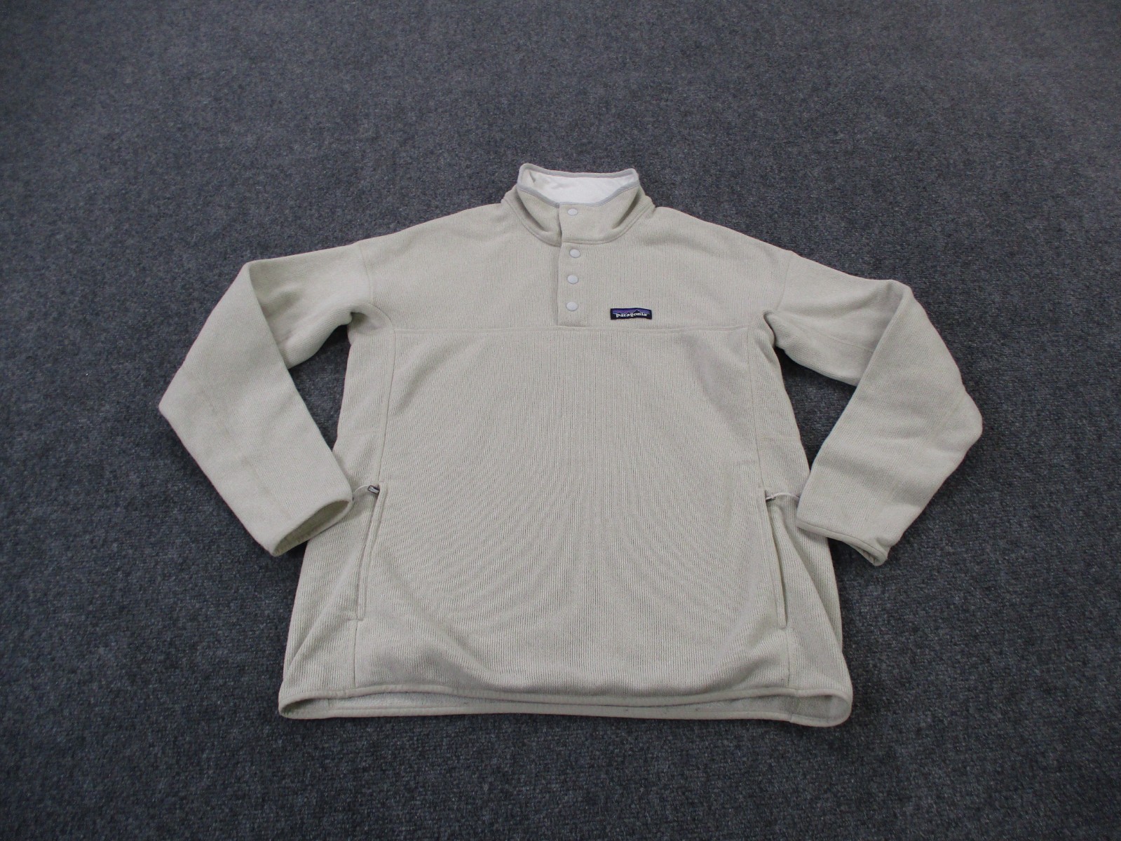 Patagonia Jacket Womens L White Snap T Fleece Better Sweater Outdoors Camping