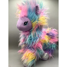 Build a Bear Workshop 15" Rainbow Llama Alpaca Plush Toy Doll