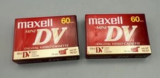Maxell Mini DV Digital Video Cassette 60 Min60/SP 90/LP Recording Time Sealed