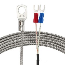 K Type Temperature Sensor Probe 1.5M Cable 6mm Hole Thermocouple 32 1112 F