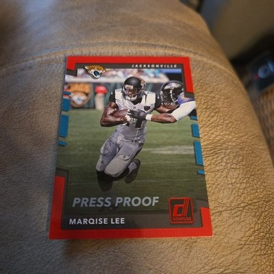 2017 Donruss #157 Marqise Lee Press Proof Red Jacksonville Jaguars