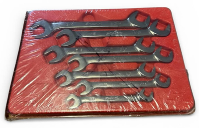 #ad Snap On Tools USA NEW 7pc SAE Flank Drive Plus 4 Way Angle Wrench Set SVS807A $380.00