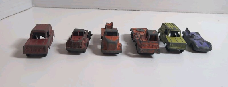 Vintage Tootsie Toys Lot of 6 Die Cast Metal