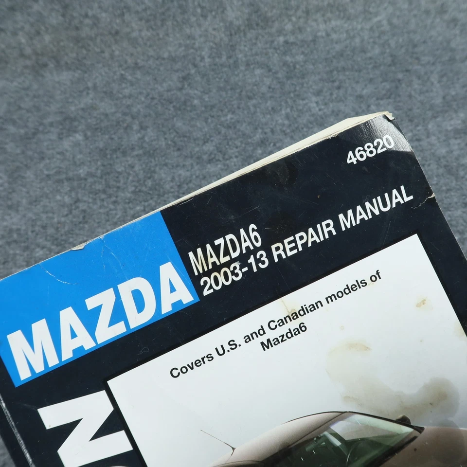 Mazda Repair Manual Chilton Mazda 6 2003-2012 Mazda6 46820 Service Repair Foto 3 de 4