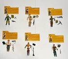 100% Complete Tiger Force GI Joe Lot (6 Figures) + File Cards – 1 Repair Needed