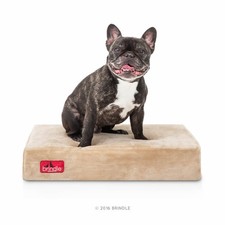 New BRINDLE Waterproof Memory Foam Pet Bed - Removable and Washable Cover 4 Inch