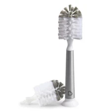 Munchkin® Shine™ Stainless Steel Bottle Brush,Gray, Refill Head for Baby Bottles
