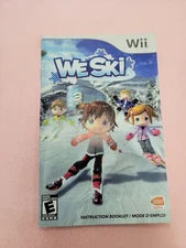 (Manual Only) We Ski - Nintendo Wii Authentic Instruction Booklet Game