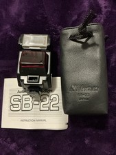 Nikon Speedlight SB-22 Shoe Mount Flash for Nikon TESTED, FUNCTIONING