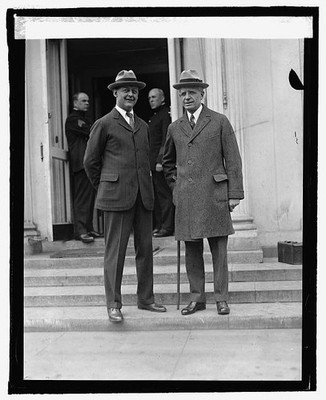 Senator W. Wadsworth & Charles D. Hilles,4/14/25,American Politician,1925