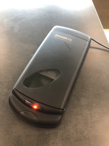 Vintage VHS Video Cassette Rewinder AMBICO Black 5H23 (Tested & Works)